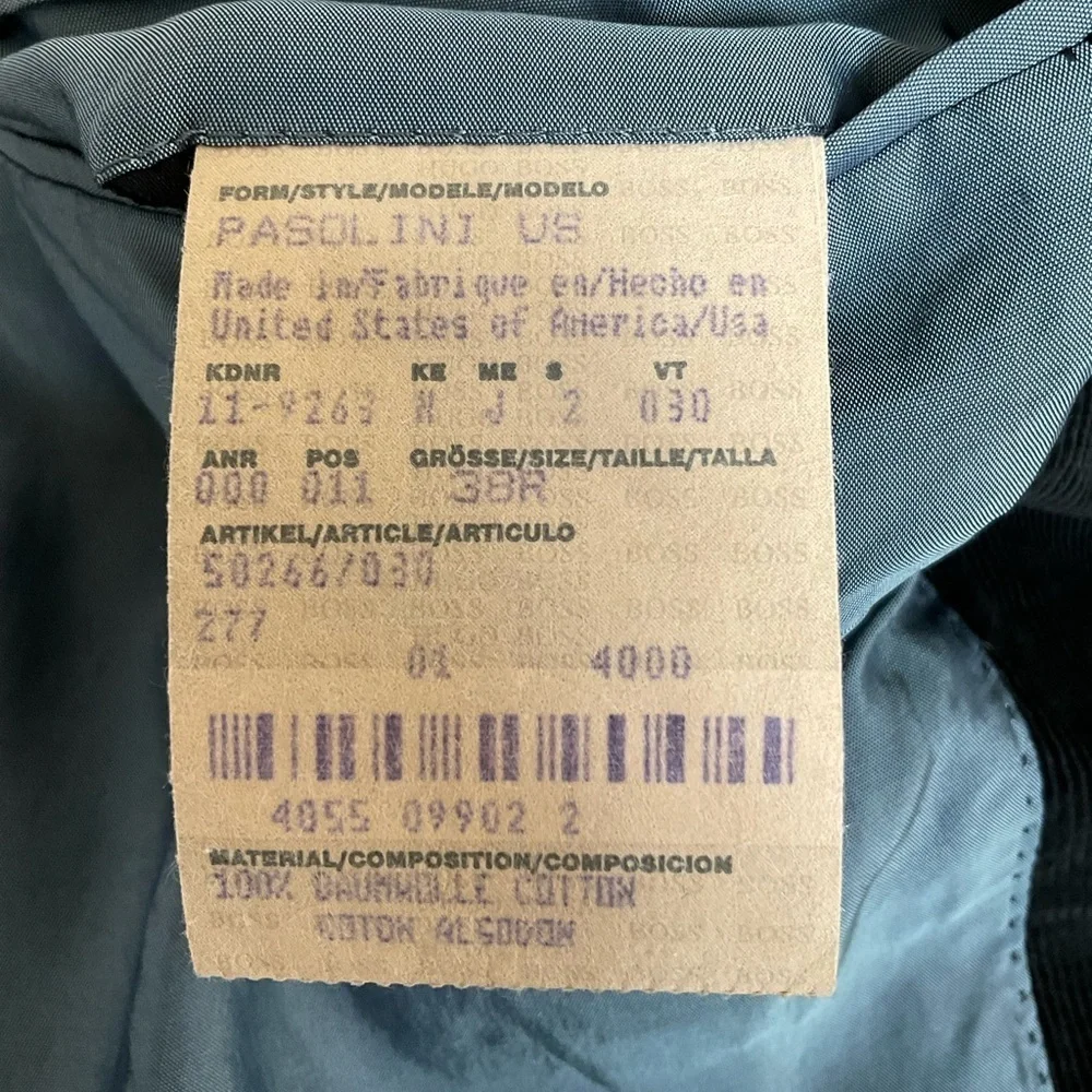Hugo Boss Black Corduroy Pasolini Jacket/Blazer
